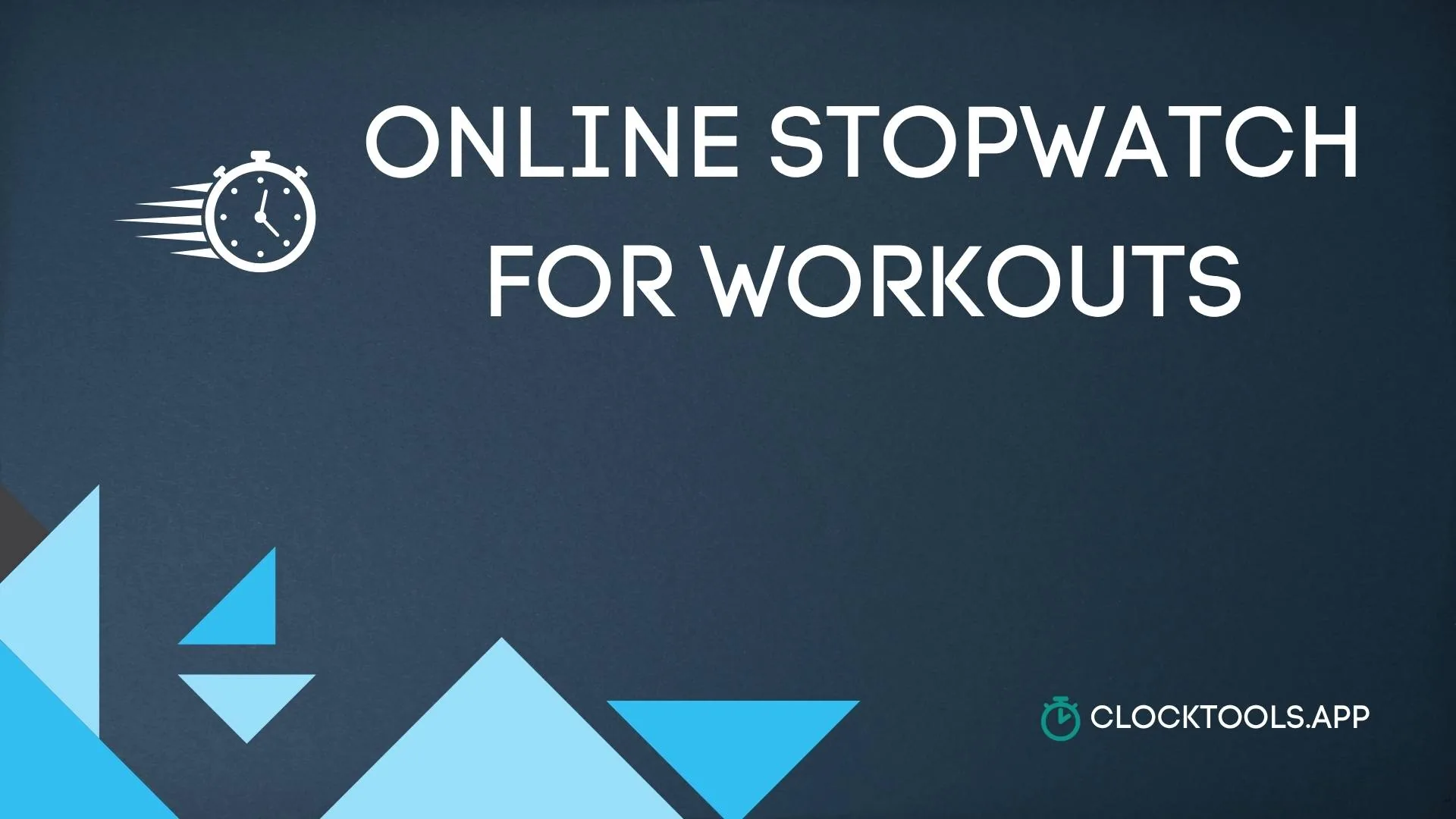 Online stopwatch for tracking flexible workout rounds and rest
